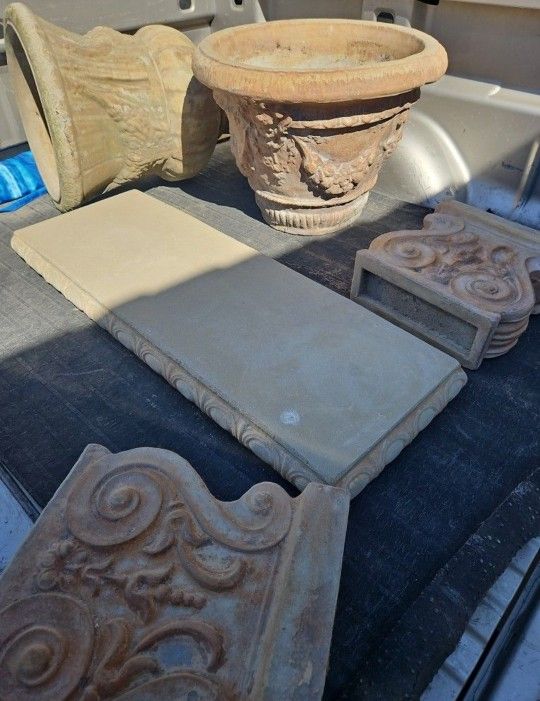 Concrete Pots And Bench for Sale in Lodi, CA OfferUp