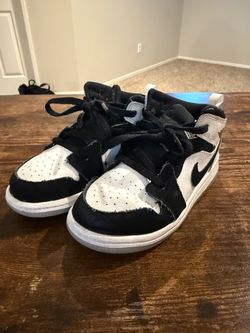 Nike Air Jordan 1 Low Black White Sneakers