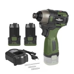 17V 140Nm Cordless Impact Driver Set with 3 Adjustable Brushless Screwdriver