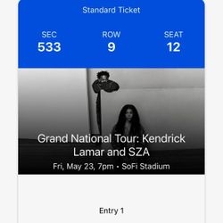 Grand National Tour : Kendrick Lamar & SZA