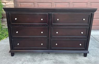 Lifestyle Solutions 6 Drawer Dresser in Cappuccino Color