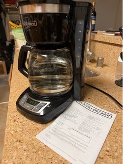black+decker 12cup coffee maker