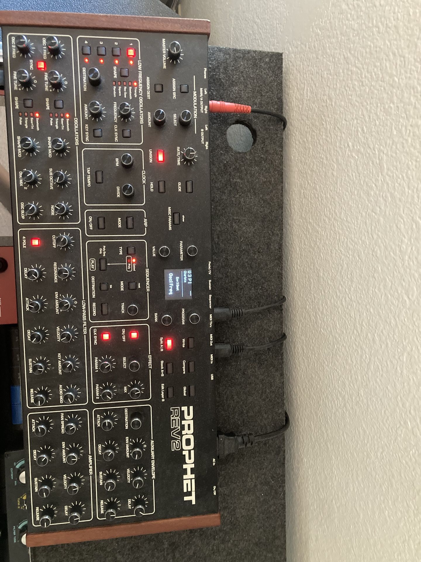 DSI Sequential Prophet Rev 2 synthesizer