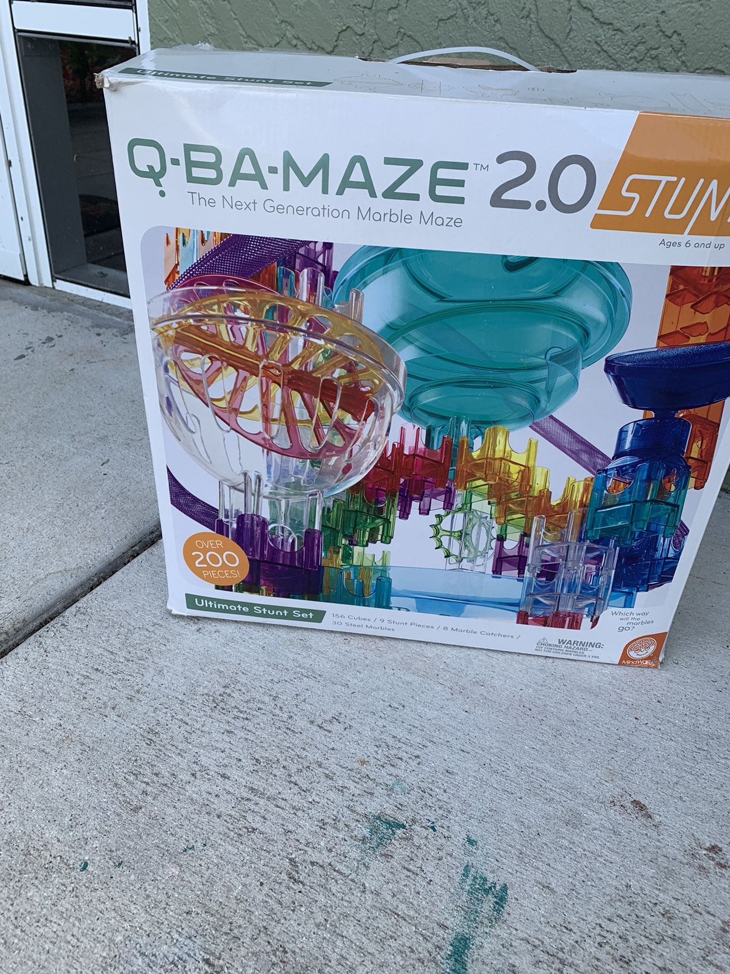 Q Ba Maze 2.0 Ultimate Stunt Set Marble Maze