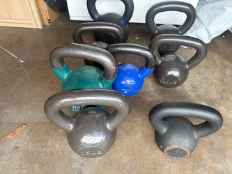 Mixed kettle bell set