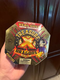 2017 New wTreasure-X Dragons Gold, Dig & Discover, Treasure Hunter Collectible Figure