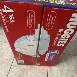 $10 size 4 Huggies diapers
