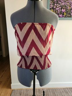 Tube top blouse