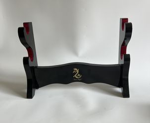 Decorative Two Tier Sword Display Wall Mount Katana Hanger Stand Samurai Classic