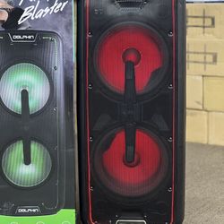  Rechargeable Bluetooth 2X12” Speaker