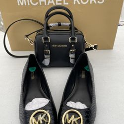 MICHAEL KORS BEDFORD LEGACY X-SMALL DUFFLE SATCHEL/X-BODY  NWT Michael Kors flats size 8 Pick up location in the city of Pico Rivera 