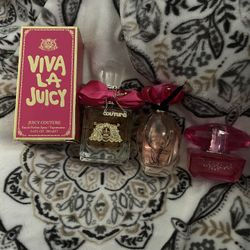Womens Perfumes Juicy Couture, Versace, Guess Girl