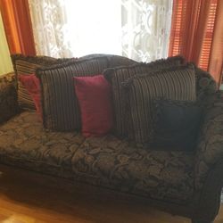 2 Piece Sofa for sale with cushions just like new.