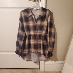Girls 11-12 Year Old Plaid Shirt