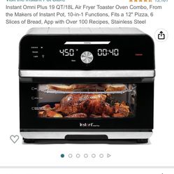 Instant Omni Plus 19 QT/18L Air Fryer Toaster