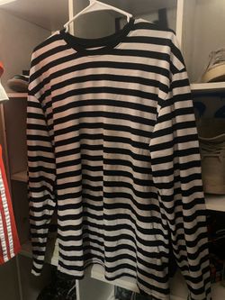 Black and white striped shirt