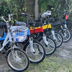 NEW YEAR 🎈 NEW ELECTRIC BIKE 48V  350W FOLDING FOR CAMPING 🏕  25 MPH 40 MPCHARGE⚡️FIRM PRICE 🚨