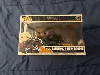 game of thrones funko pop daenerys and fiery drogon