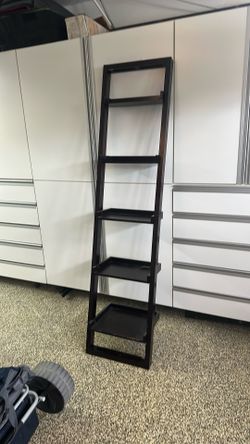 Crate and Barrel book shelf