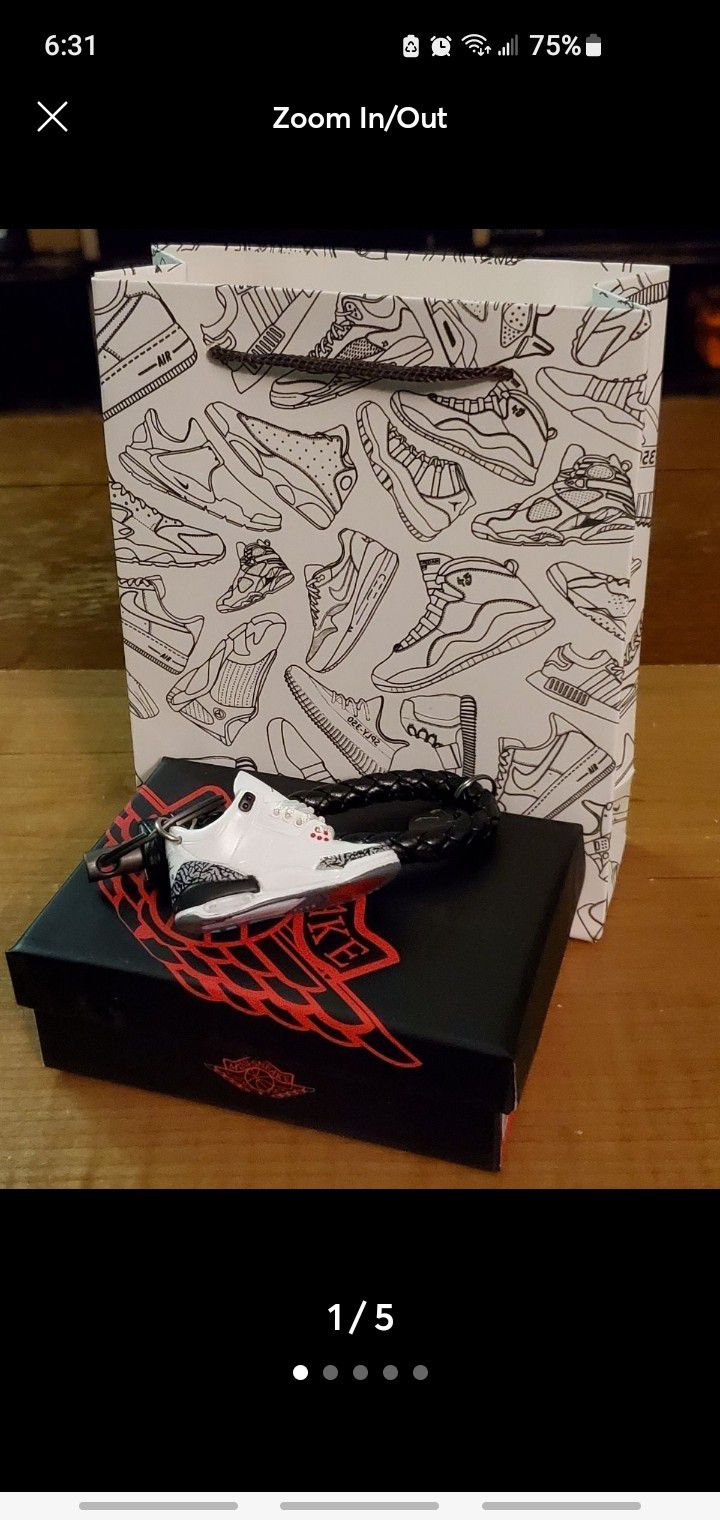 Nike Air Jordan 3 Mini Keychain
