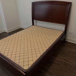 Wood Bed Frame (Queen Size)