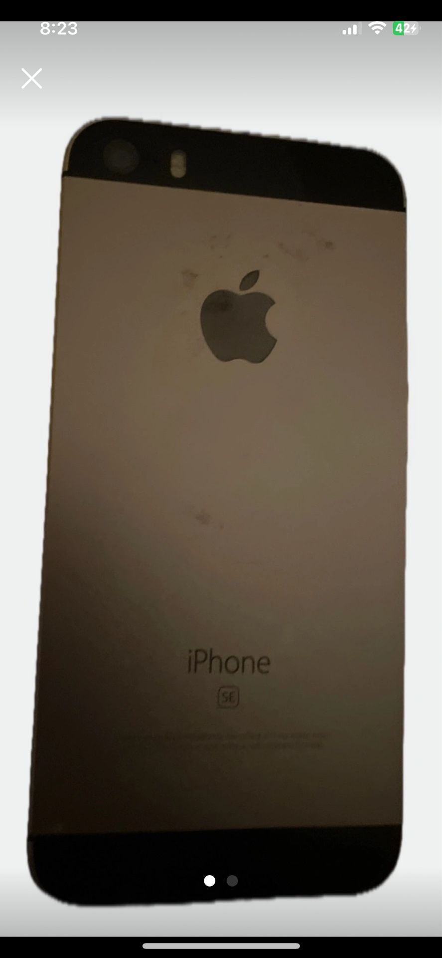 iPhone SE Sliver And Black