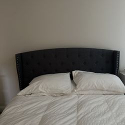 Queen Platform Bed And Headboard