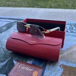 Gold Cartier Frames