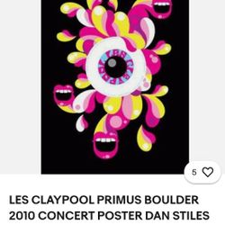 Framed  Les Claypool Primus 