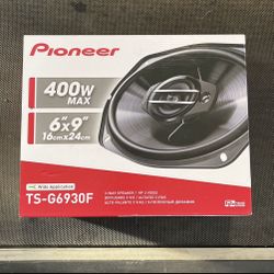 Pioneer 6x9 Inch Door Speakers 400 Watts Max 3 Ways Coaxials