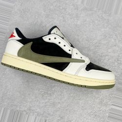 Jordan 1 Low Travis Scott Olive 98