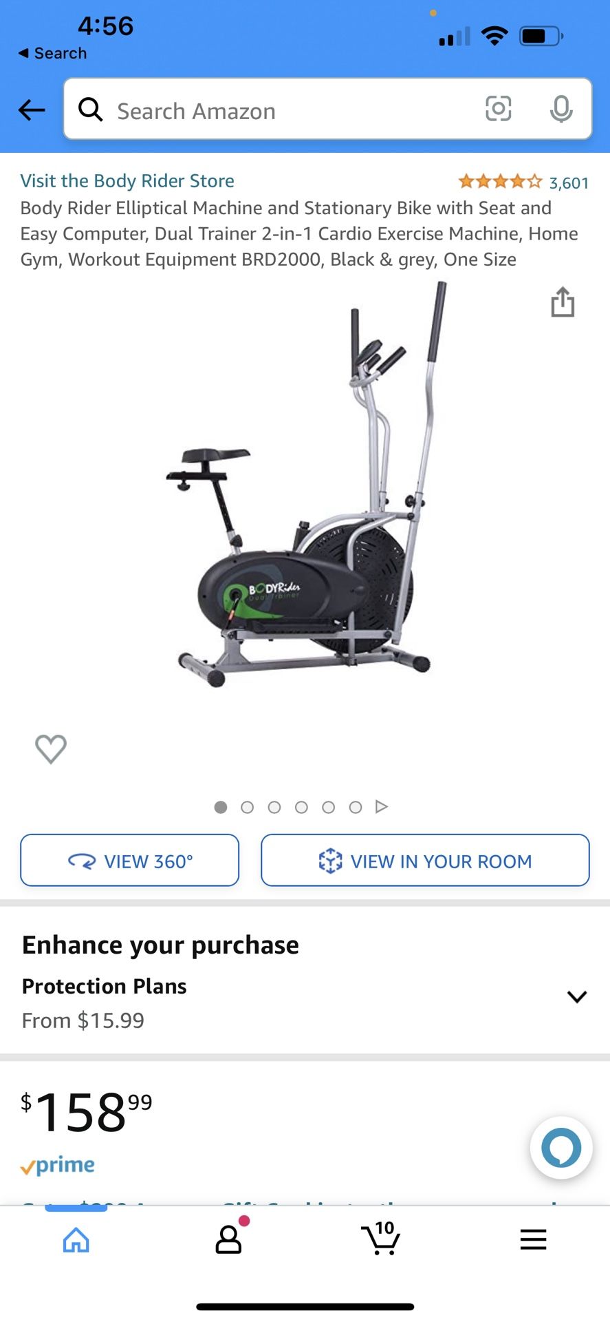 BODY RIDER Dual Trainer Elliptical /NEW