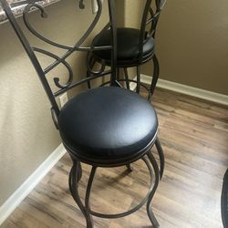 Barely Used Metal Bar Stools