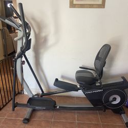 Pro form  2-in-1 Elliptical & Recumbent Bike Hybrid Trainer 