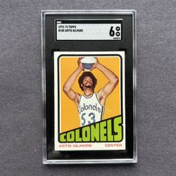 Vintage 1972-73 Topps #180 Artis Gilmore Rookie Card.Negotiable 