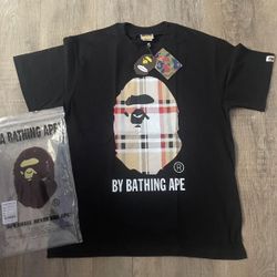 bape burberry extra large