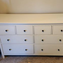 (Pending Pickup) IKEA White 8 Drawer Dresser