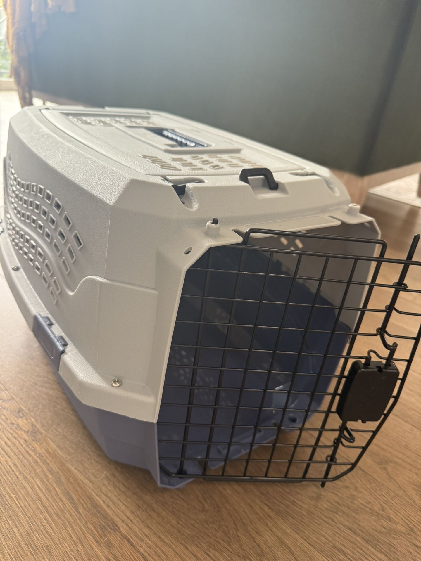 Free - Puppy Crate - Two Door Top load Dog kennel