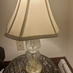 Clear Glass Build Lamp 