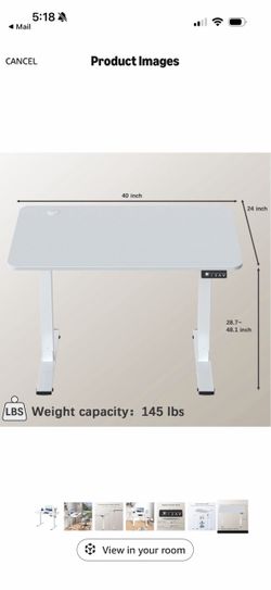 Office motorized standing desk