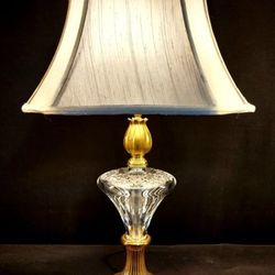 Waterford Carina Crystal Large Size Table Lamp - Absolutely Mint Condition!
