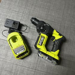 Ryobi One Hp 5/8in Sds Rotary Hammer Kit 