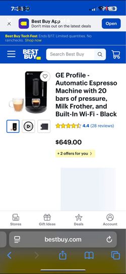 Profile Automatic Espresso Machine And Brother