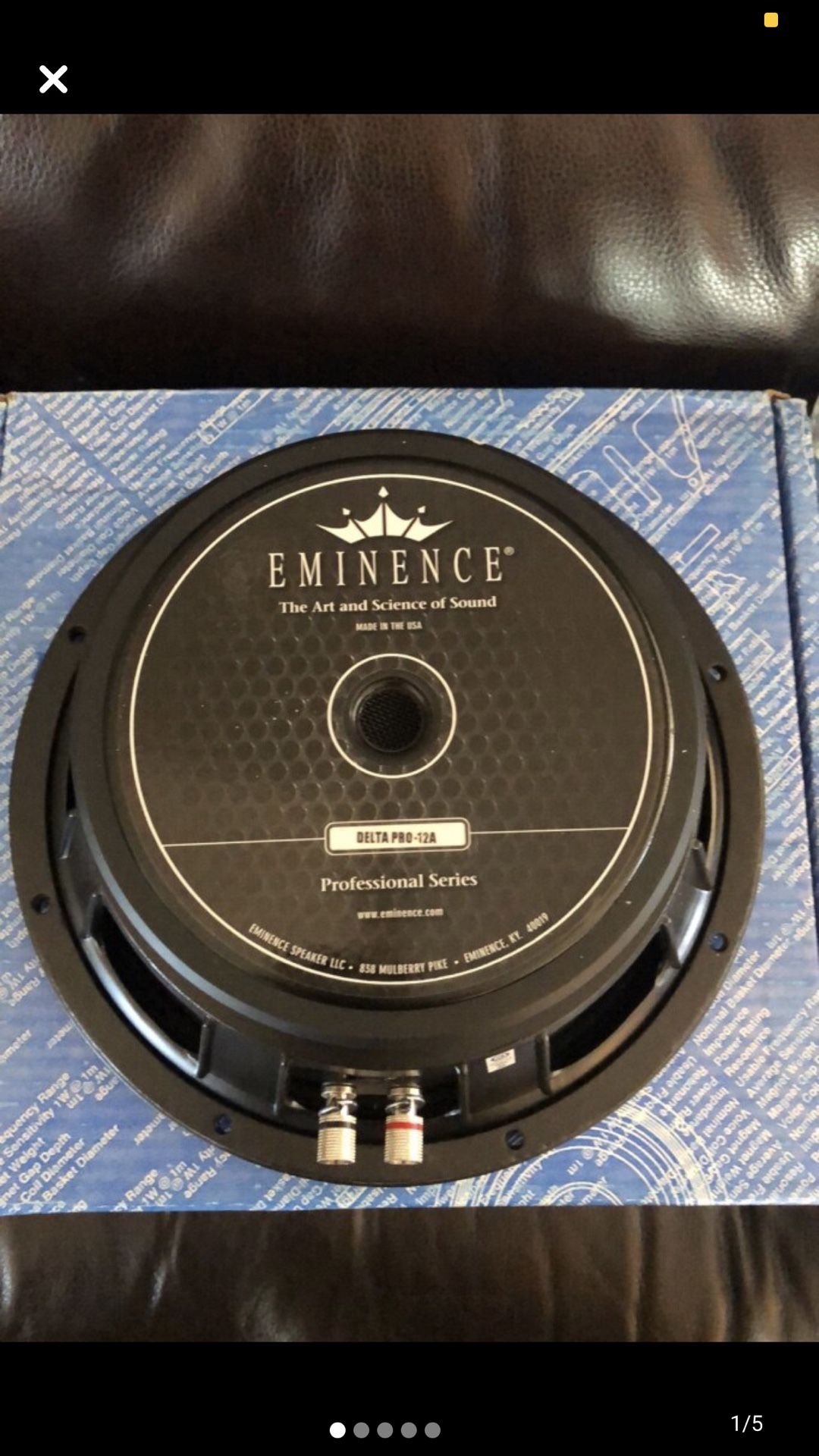 Eminence DELTA-PRO12A 12” full range speaker