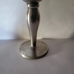 The Pottery Barn Brushed Nickel Tealight Candle Holder