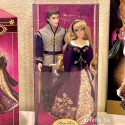 NEW! Disney Fairytale Designer Collection Aurora Briar Rose and Prince Phillip LE Dolls  1969 of 6000