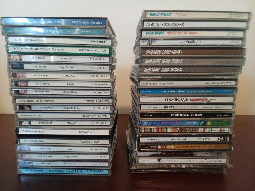 David Bowie Music CD Catalogue