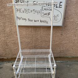 Laundry shelf