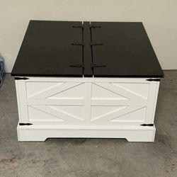 Farmhouse Coffee Table With Storage