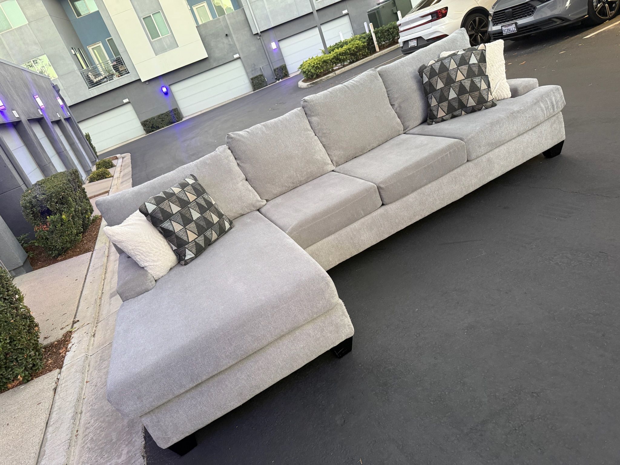 Beautiful Grey Sectional Couch